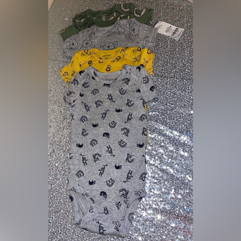 COPY - Carters: 4 Piece Short Sleeve Onesies